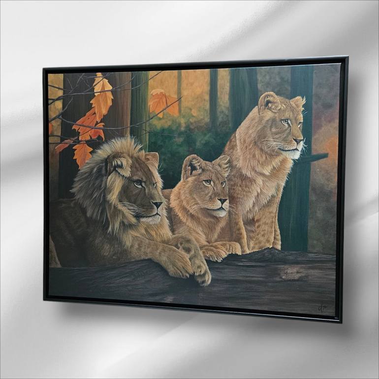 Original Realism Animal Painting by Denise Martens