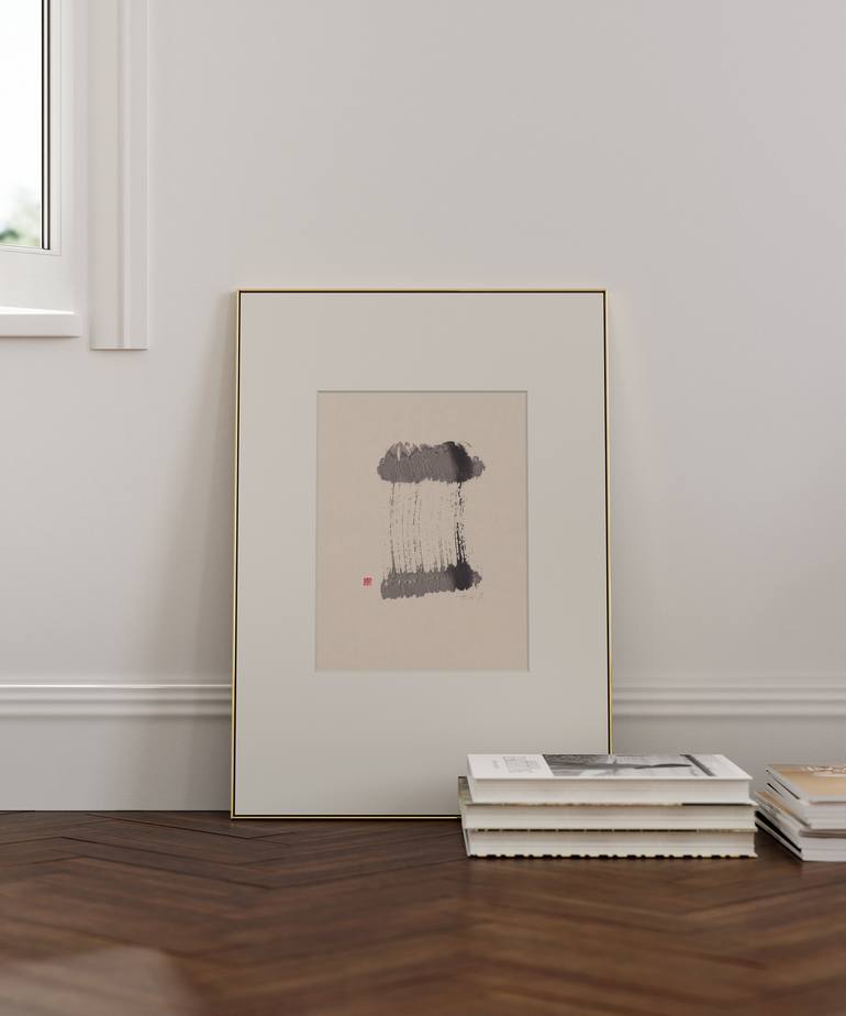 Original Minimalism Abstract Painting by Thoth Adan