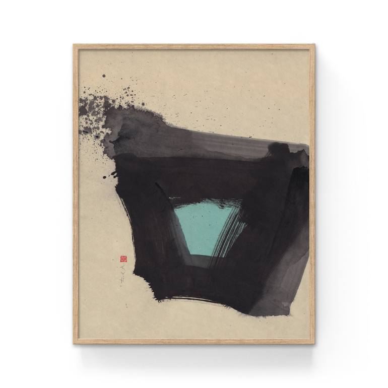 Original Abstract Expressionism Abstract Mixed Media by Thoth Adan