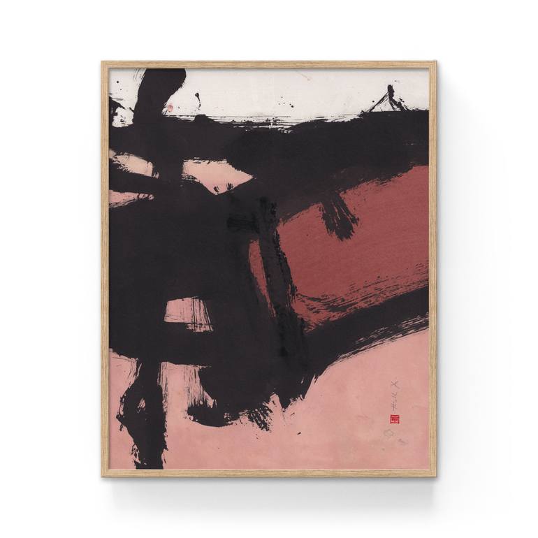 Original Abstract Expressionism Abstract Mixed Media by Thoth Adan