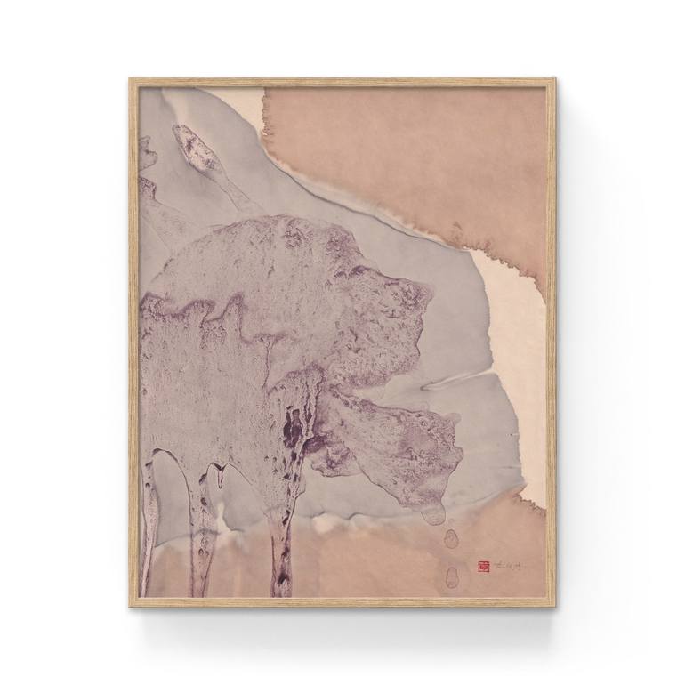 Original Abstract Expressionism Abstract Painting by Thoth Adan