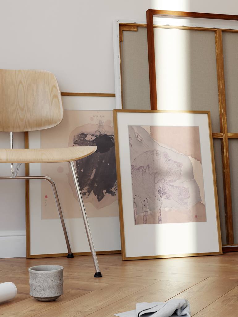 Original Abstract Expressionism Abstract Painting by Thoth Adan