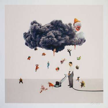 Original Conceptual People Collage by Angus Vine