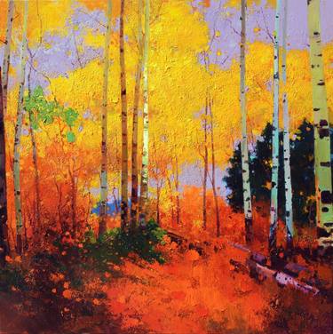 Original Abstract Landscape Paintings by chon chongallery