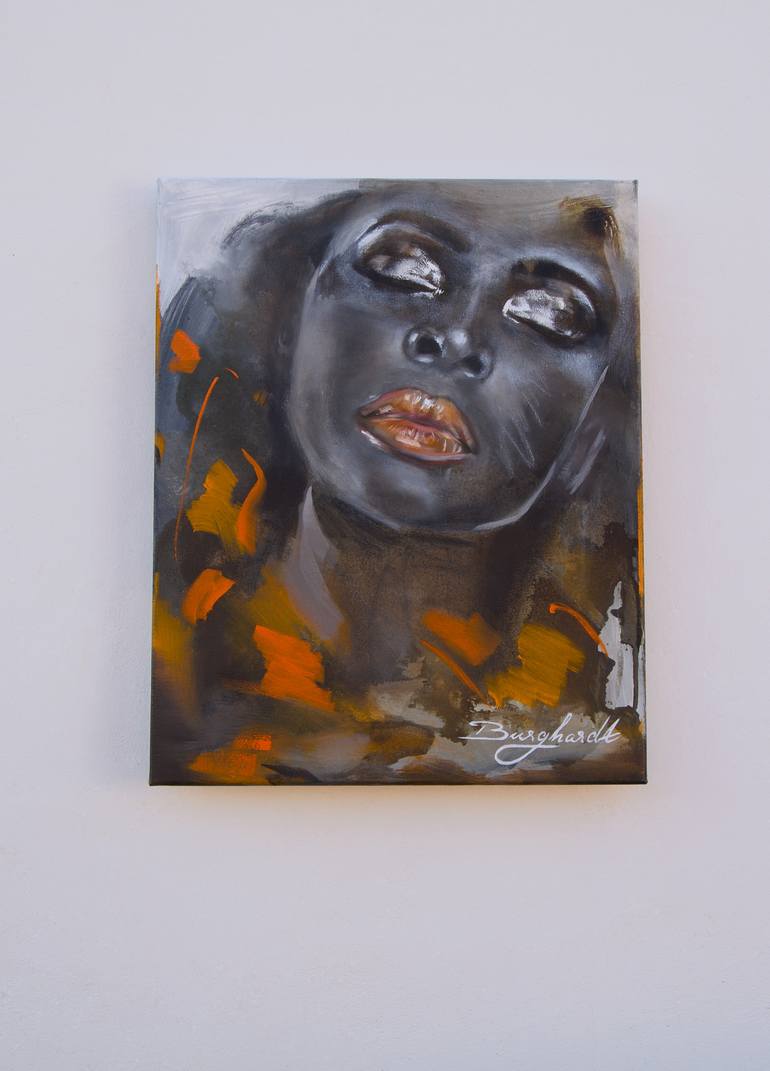 Original Surrealism People Painting by Melissa Burghardt