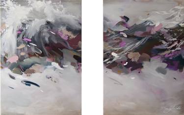 Original Abstract Expressionism Abstract Painting by Melissa Burghardt