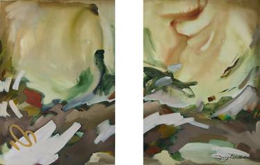 Original Abstract Expressionism Abstract Painting by Melissa Burghardt