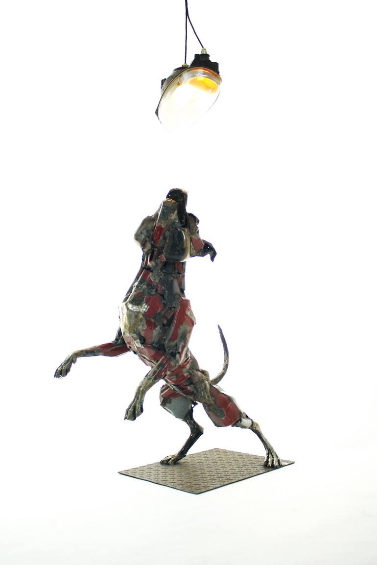 Original Fine Art Dogs Sculpture by Nikola Nikolov