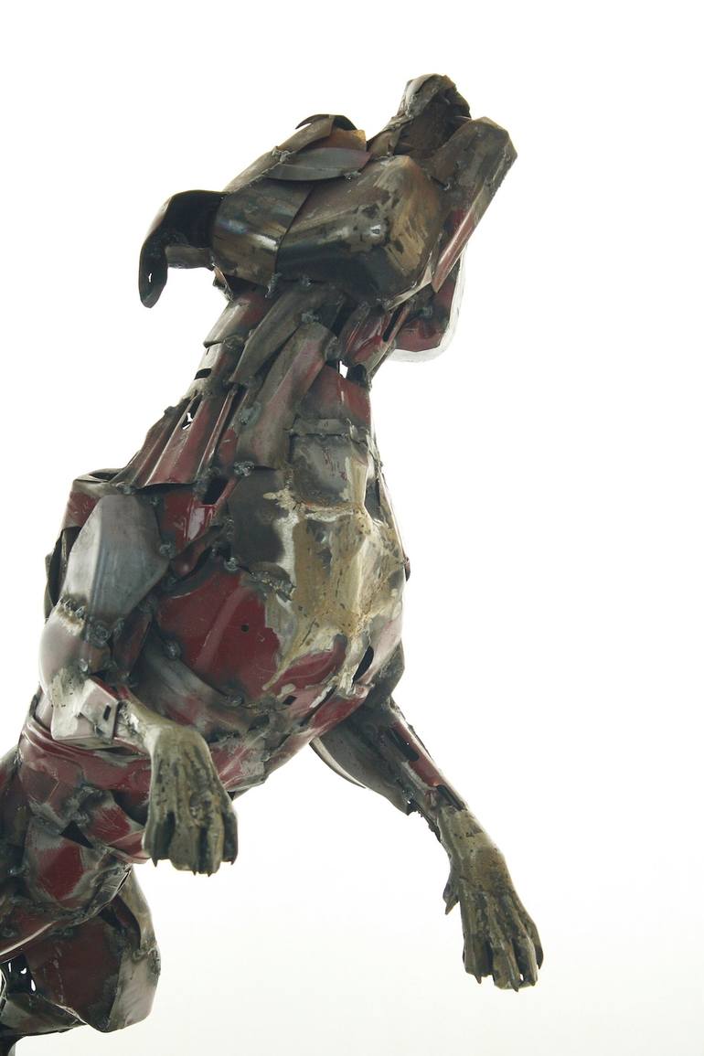 Original Fine Art Dogs Sculpture by Nikola Nikolov