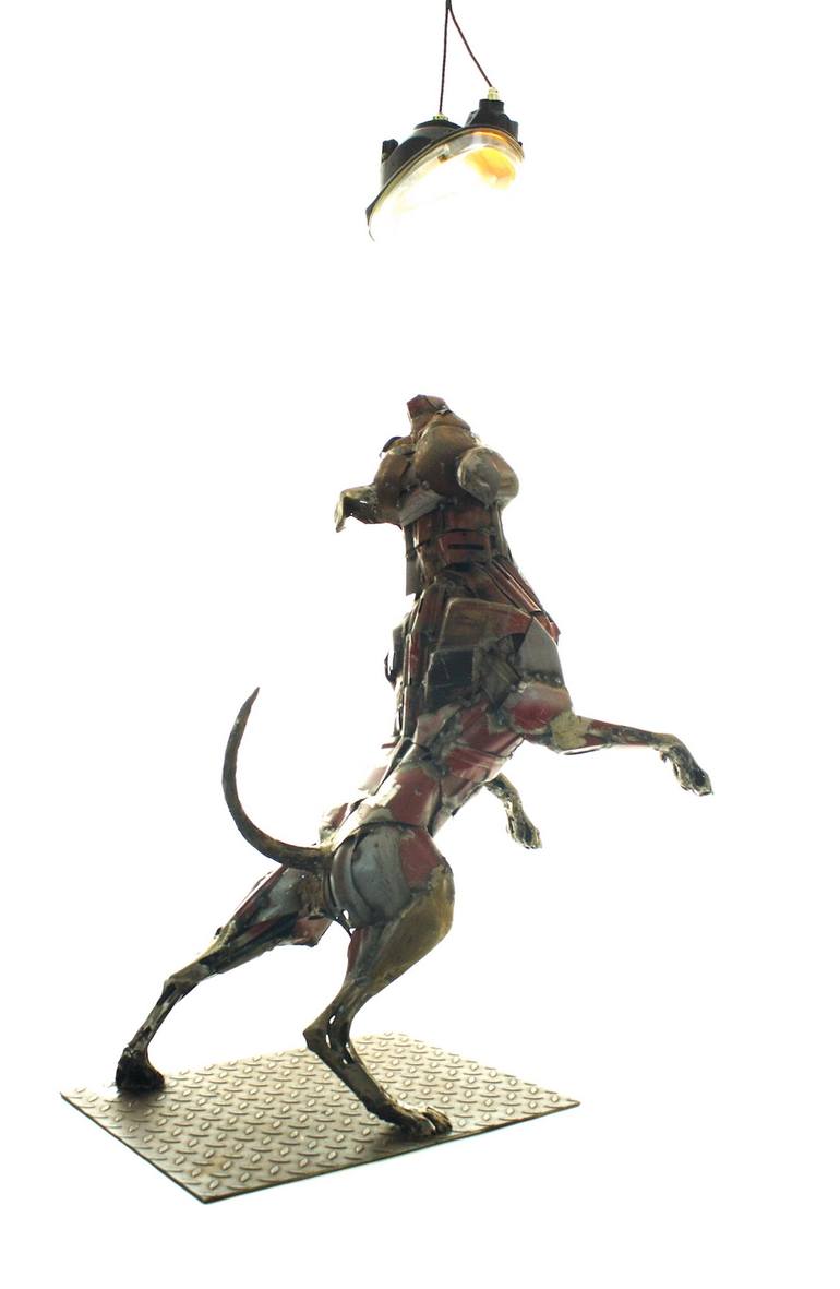 Original Fine Art Dogs Sculpture by Nikola Nikolov