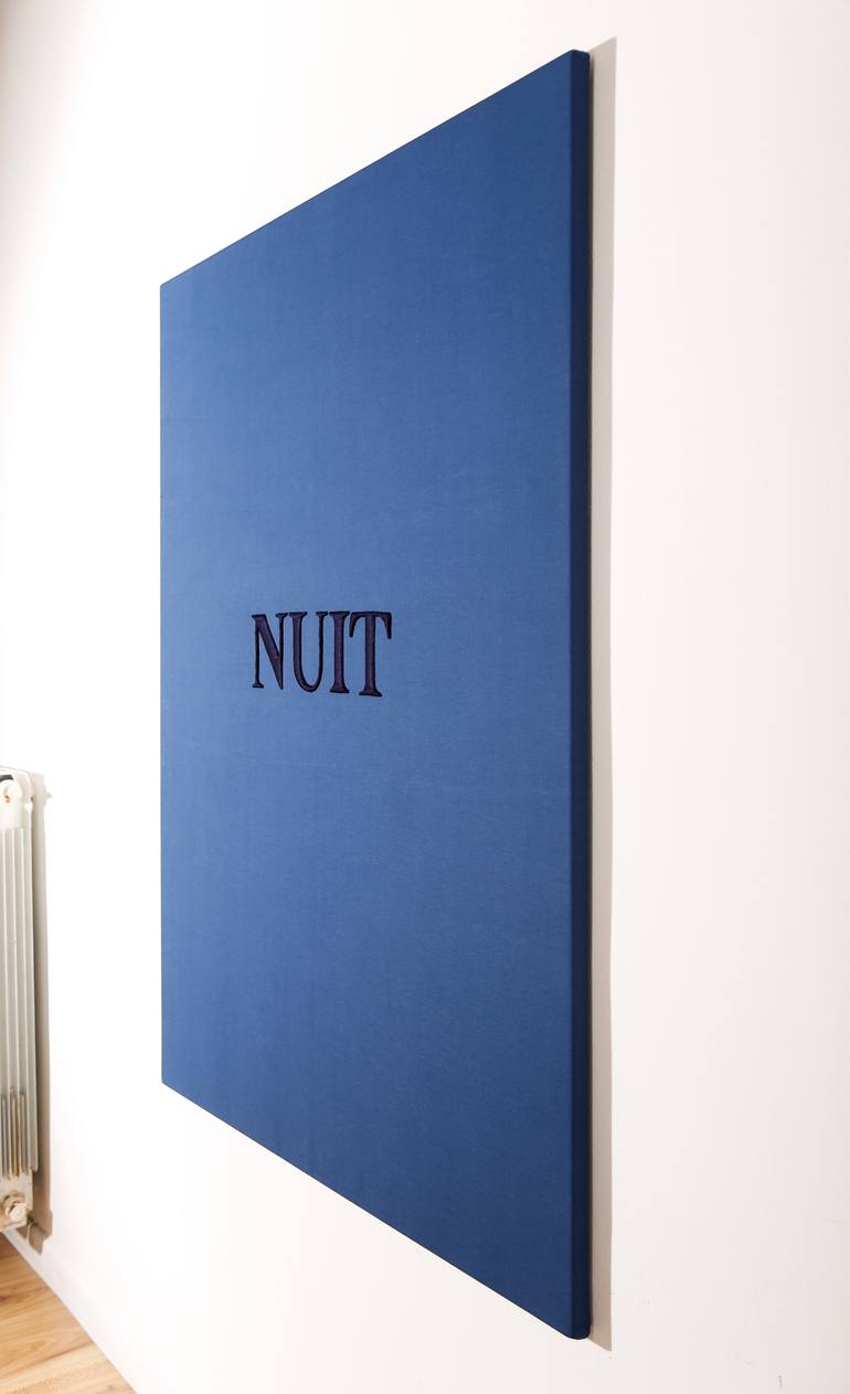 Original Minimalism Calligraphy Mixed Media by Sophie Liard