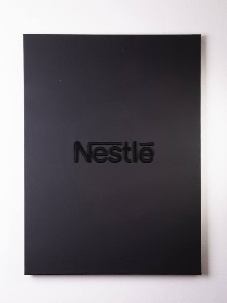 Original Conceptual Calligraphy Painting by Sophie Liard