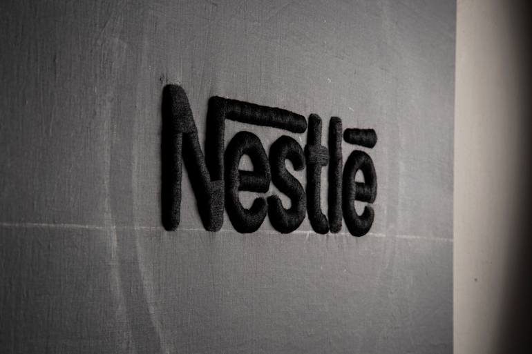 Original Conceptual Calligraphy Painting by Sophie Liard