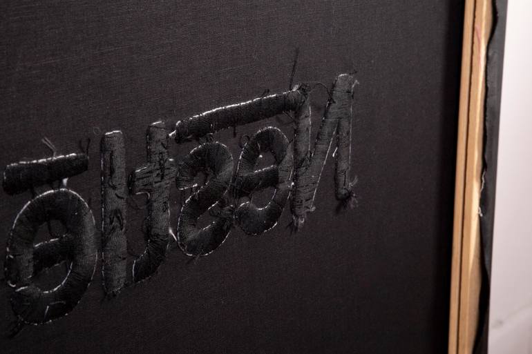 Original Conceptual Calligraphy Painting by Sophie Liard