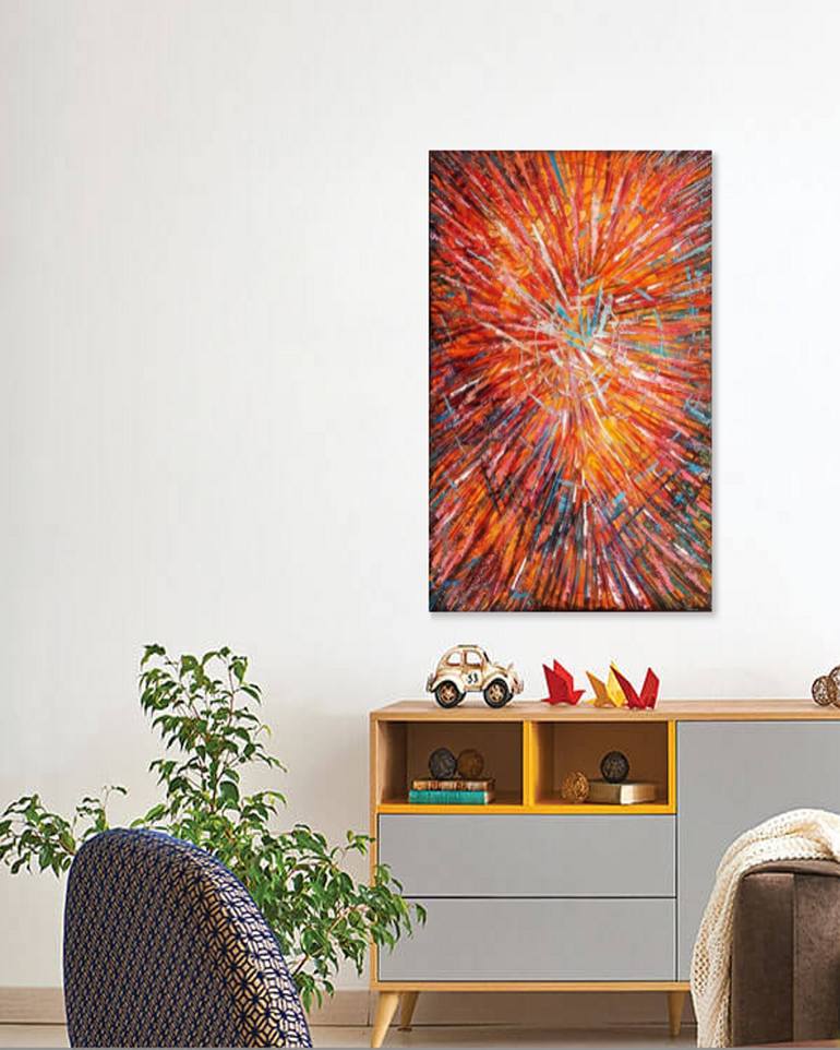 Original Abstract Expressionism Abstract Painting by Svetlana Lyutova