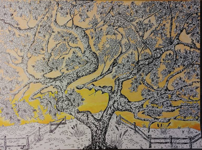 Live Oak Painting by Derry Van Nortwick Saatchi Art