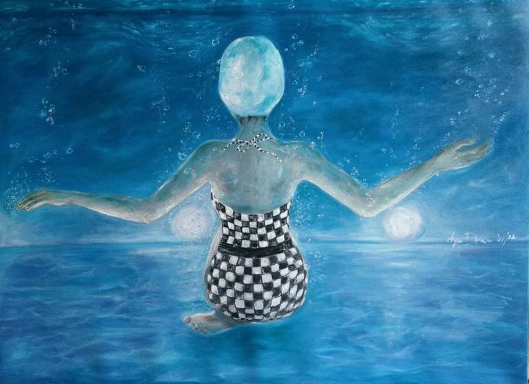 Original Impressionism Water Paintings by Aga Urbanowska