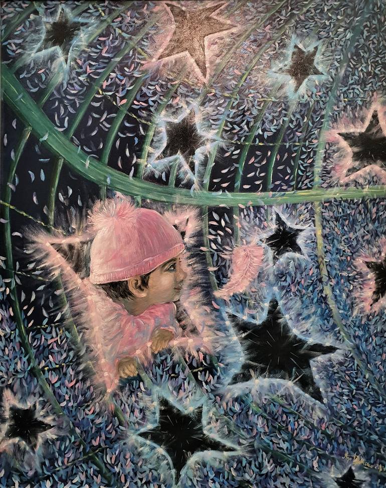 Original Fine Art Children Paintings by Aga Urbanowska