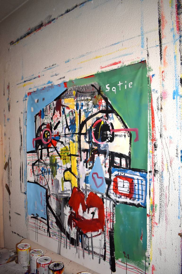 Original Portraiture People Painting by Takis Pavlopoulos