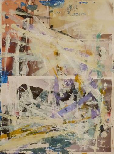 Original Abstract Collage by Aleksandra Bouquillon