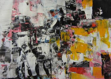 Original Abstract Expressionism Abstract Paintings by Aleksandra Bouquillon