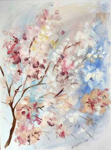 Original Impressionism Floral Paintings by Iryna Baklanova