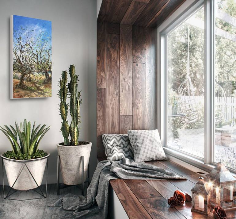 Original Impressionism Landscape Painting by Iryna Baklanova