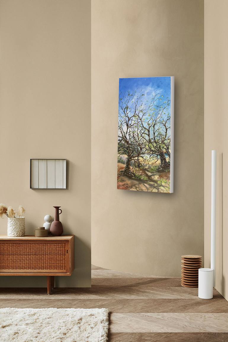 Original Impressionism Landscape Painting by Iryna Baklanova