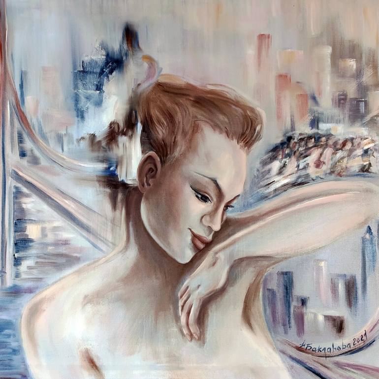 Print of Abstract Women Paintings by Iryna Baklanova