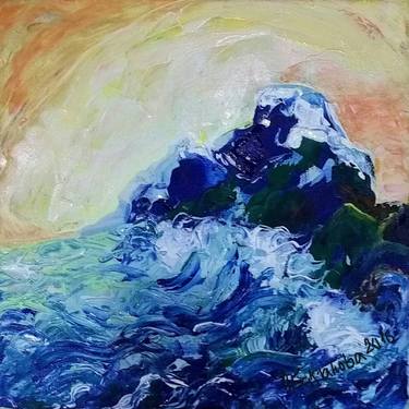 Original Expressionism Seascape Painting by Iryna Baklanova