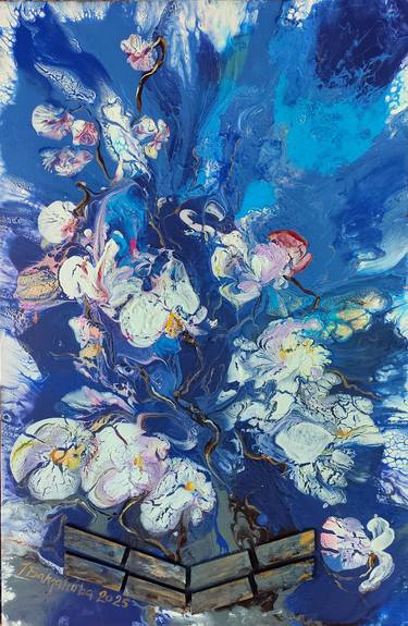 Original Contemporary Floral Painting by Iryna Baklanova