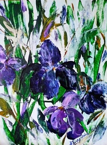 Original Fine Art Floral Paintings by Iryna Baklanova