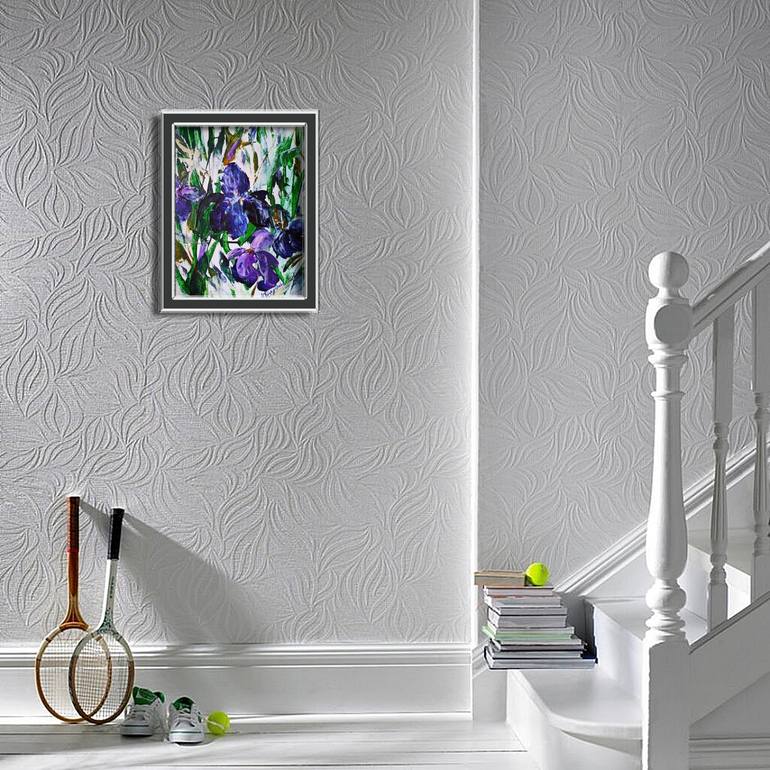 Original Illustration Floral Painting by Iryna Baklanova