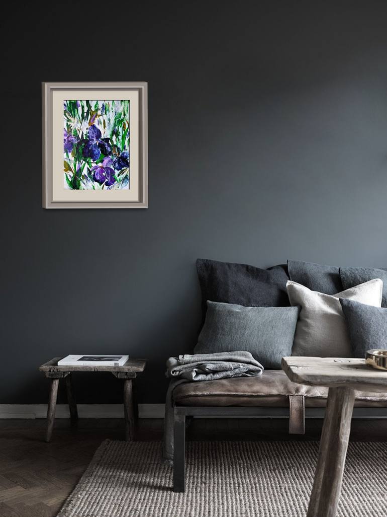 Original Illustration Floral Painting by Iryna Baklanova