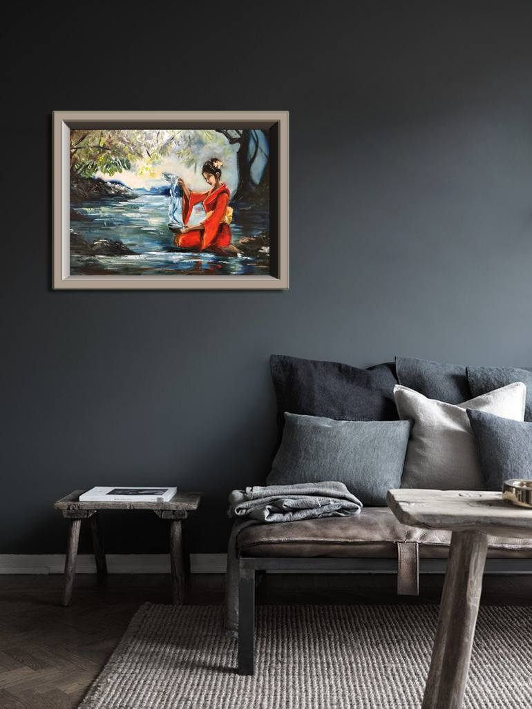 Original Figurative Women Painting by Iryna Baklanova