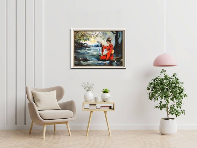 Original Figurative Women Painting by Iryna Baklanova