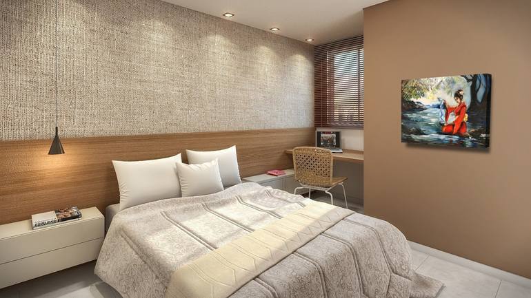 Original Figurative Women Painting by Iryna Baklanova