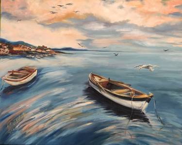 Original Fine Art Seascape Paintings by Iryna Baklanova