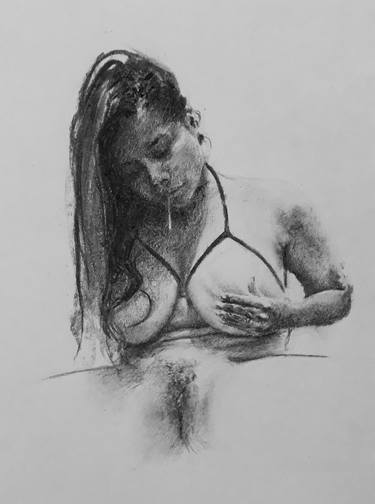 Original Realism Erotic Drawings by Yair Ramírez
