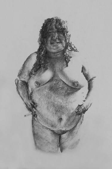 Original Figurative Nude Drawings by Yair Ramírez