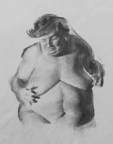 Original Figurative Erotic Drawings by Yair Ramírez