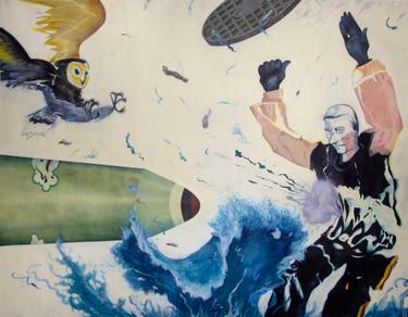 Original Expressionism Politics Painting by Vahid Danaiefar