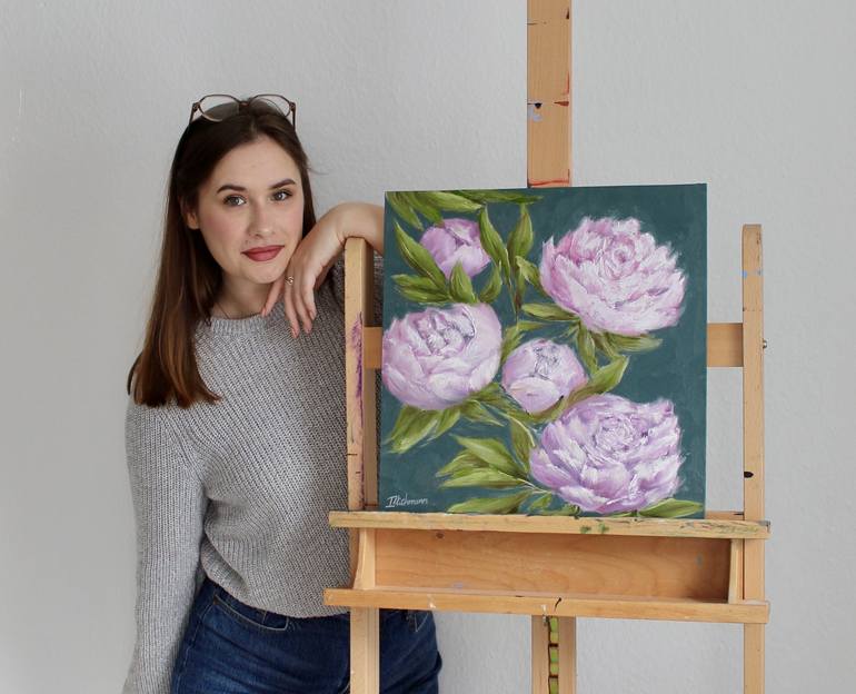 Original Floral Painting by Liza Illichmann