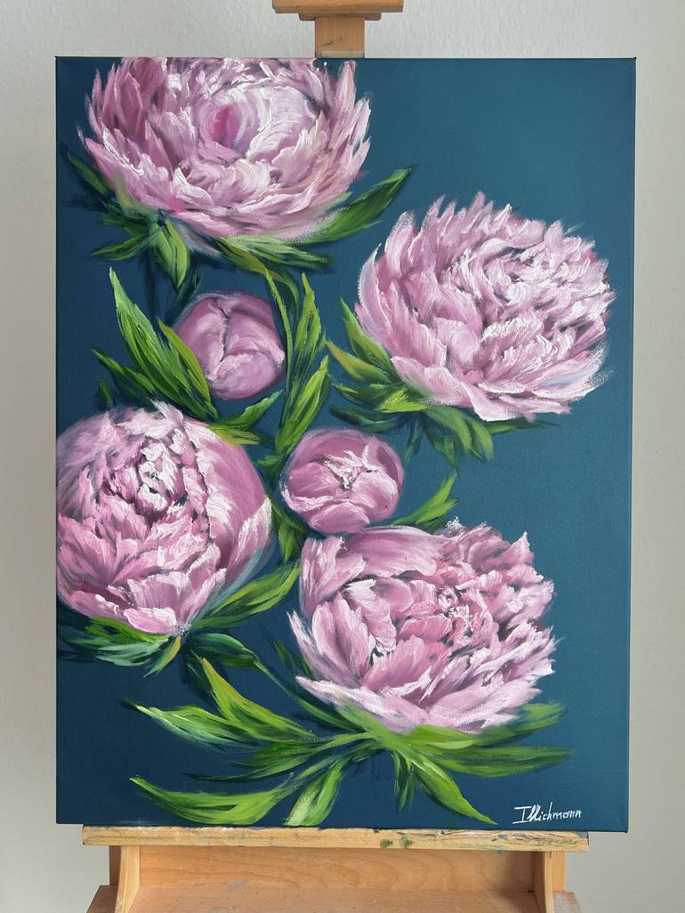 Original Fine Art Floral Painting by Liza Illichmann