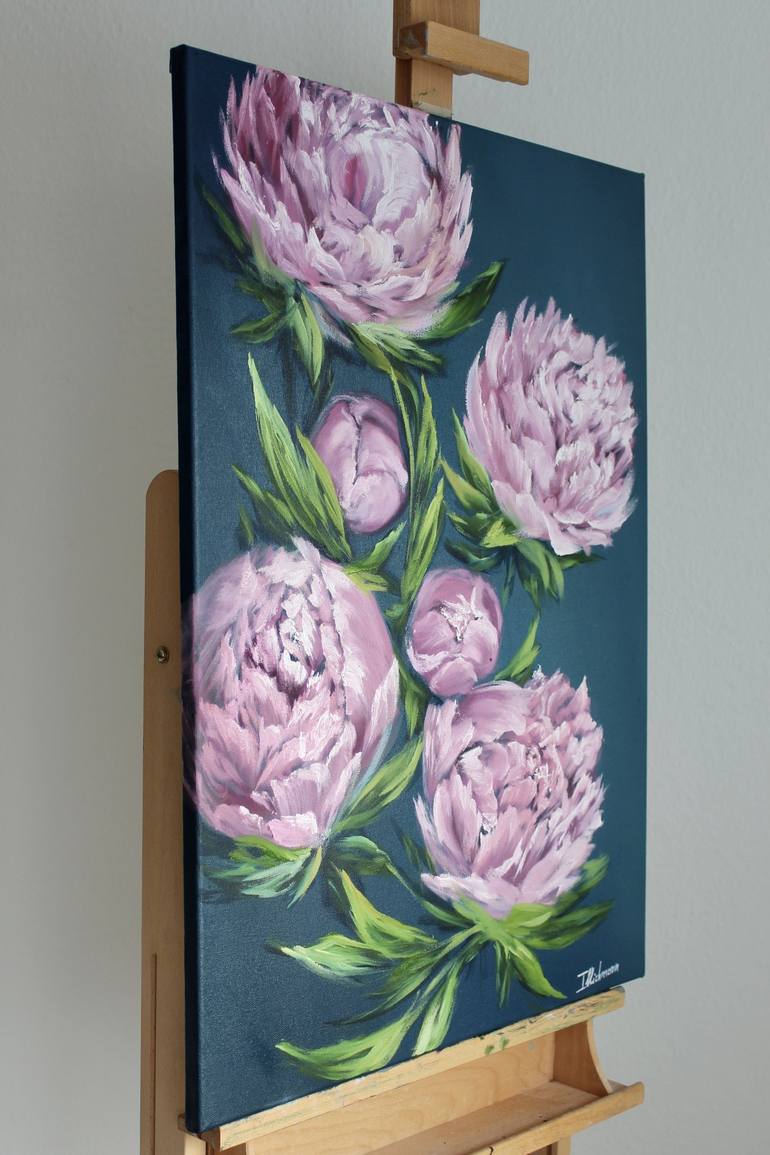 Original Fine Art Floral Painting by Liza Illichmann