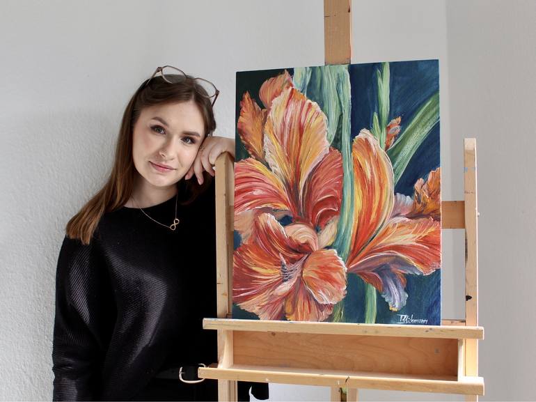 Original Realism Floral Painting by Liza Illichmann