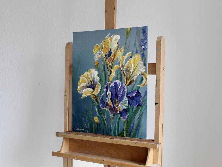 Original Photorealism Floral Painting by Liza Illichmann