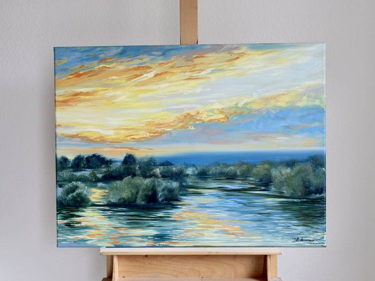 Original Fine Art Landscape Painting by Liza Illichmann