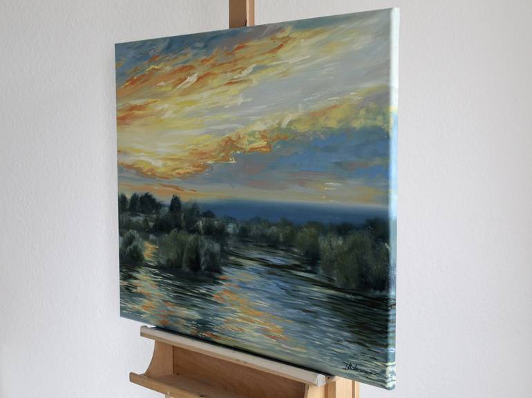 Original Fine Art Landscape Painting by Liza Illichmann