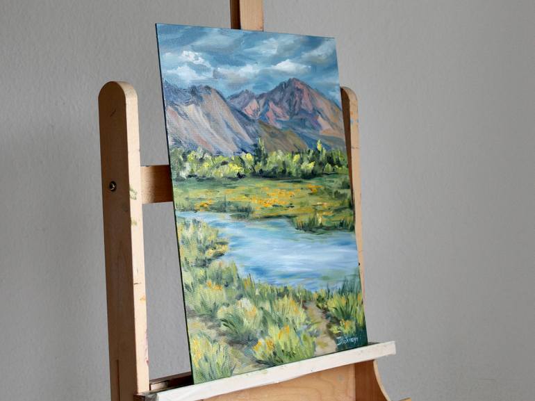 Original Impressionism Landscape Painting by Liza Illichmann